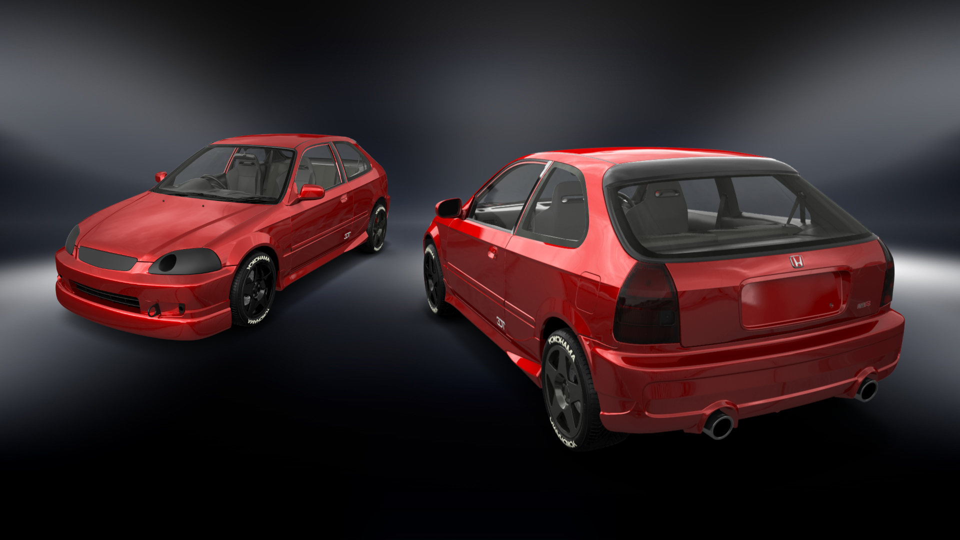 Honda Civic 3 Door Hatchback 1997 Images