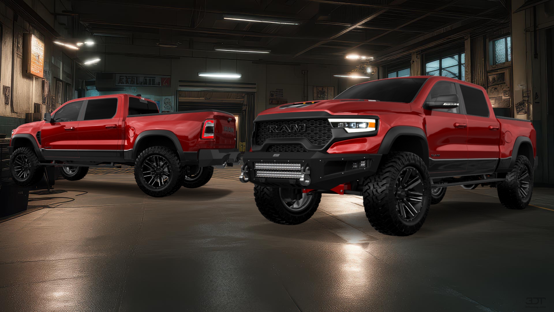 Dodge Ram 1500 TRX 4 Door pickup truck 2021 tuning