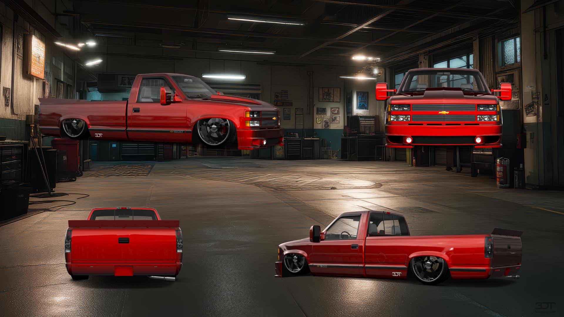 Chevrolet K1500 Regular Cab Fleetside Pickup 1988