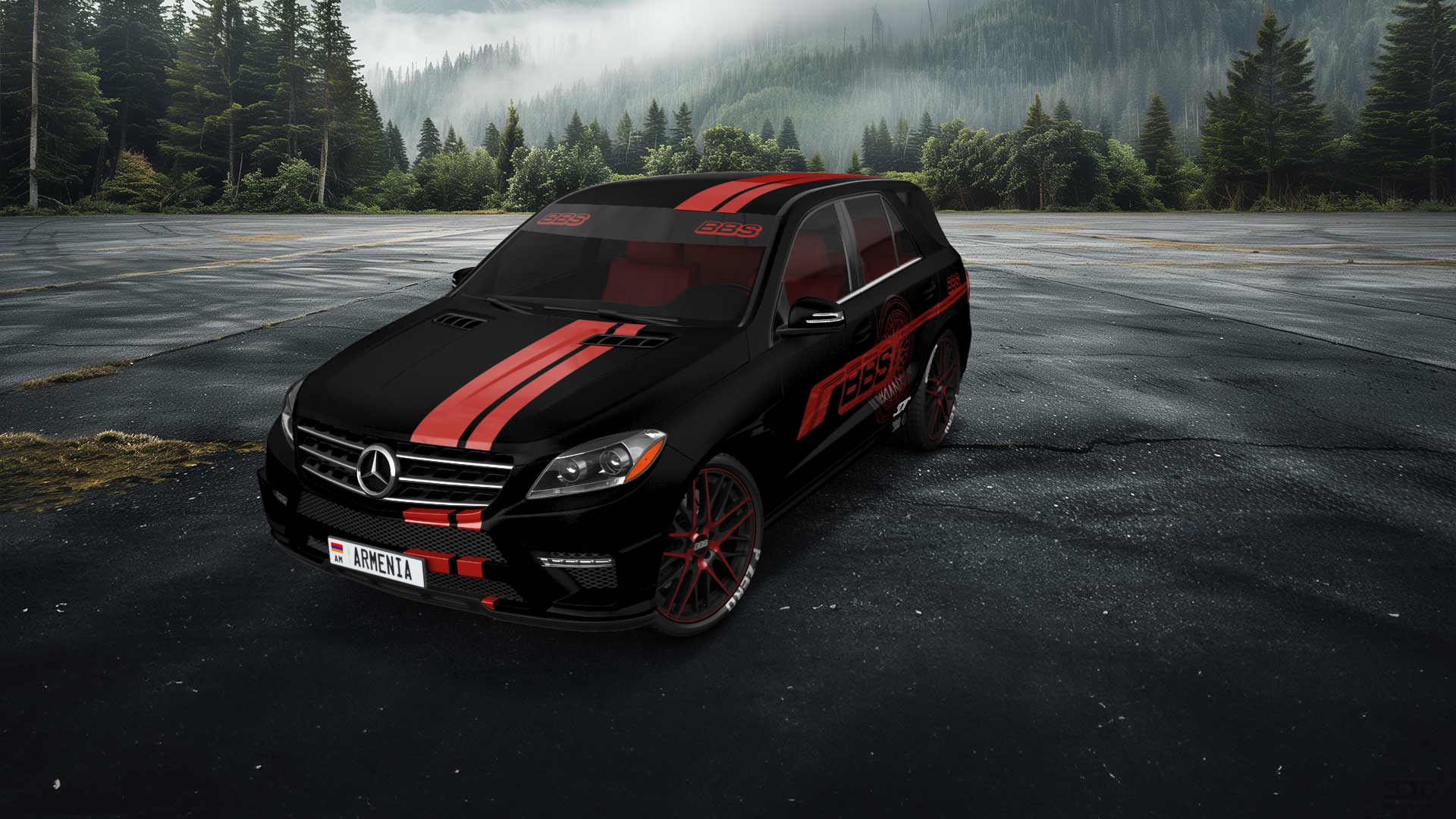 Mercedes M-Class 5 Door SUV 2011 tuning