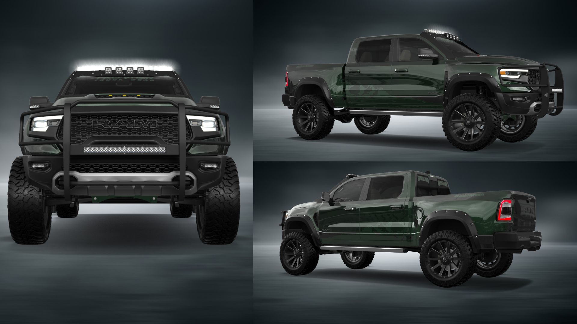Dodge Ram 1500 TRX 4 Door pickup truck 2021 tuning