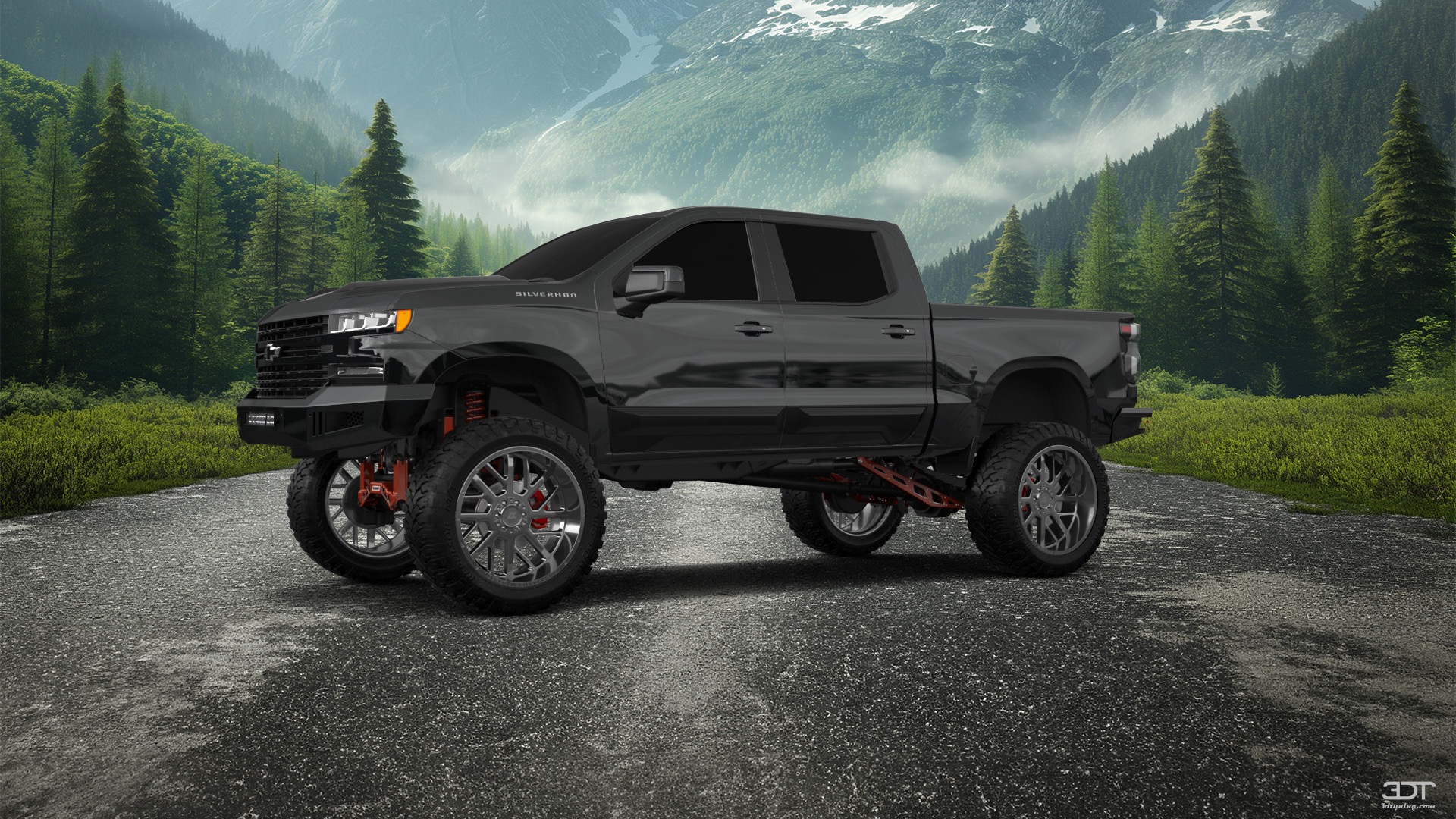 Chevrolet Silverado 1500 4 Door pickup truck 2019 tuning