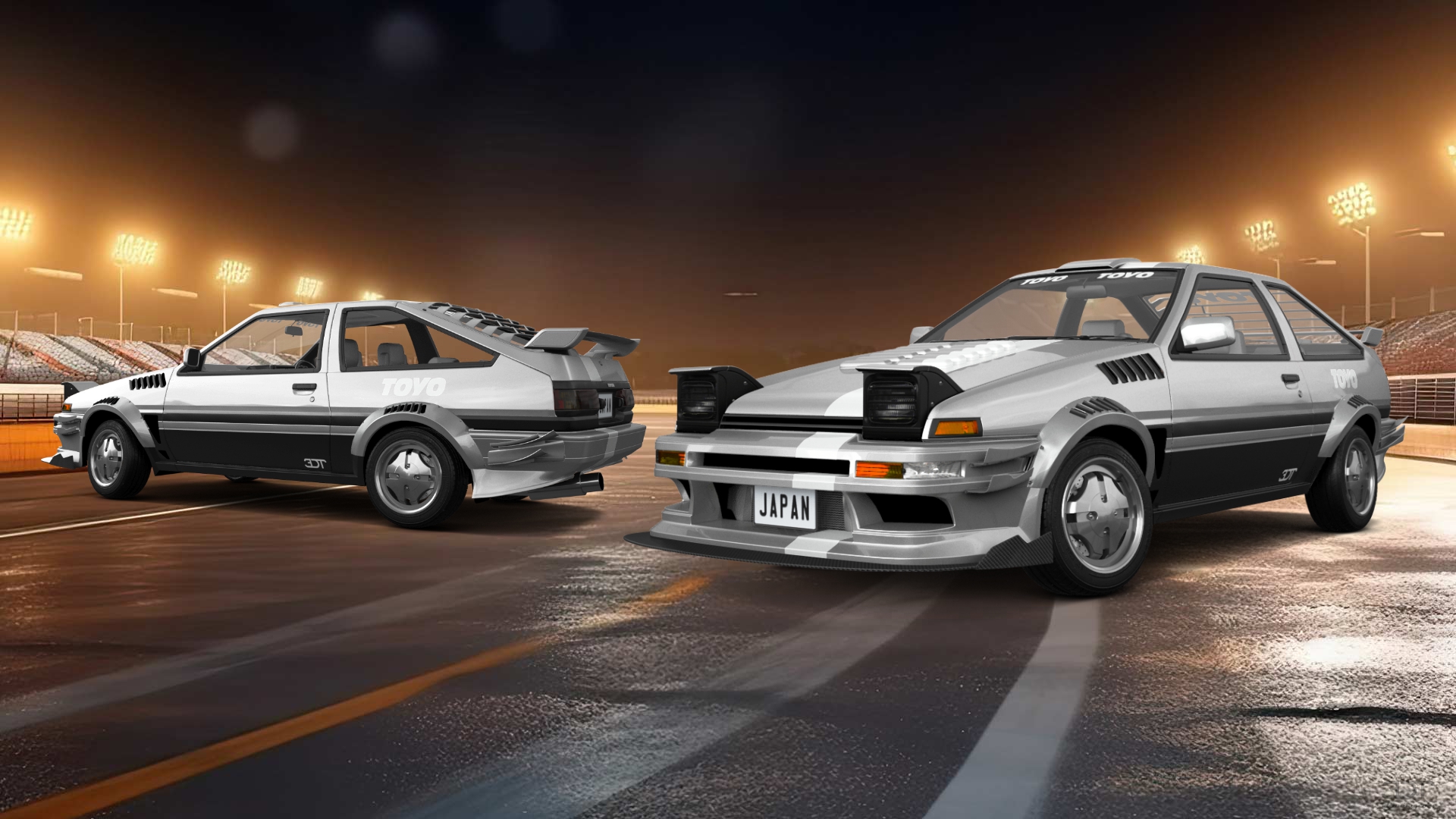 Toyota AE86 3 Door Hatchback 1985 tuning