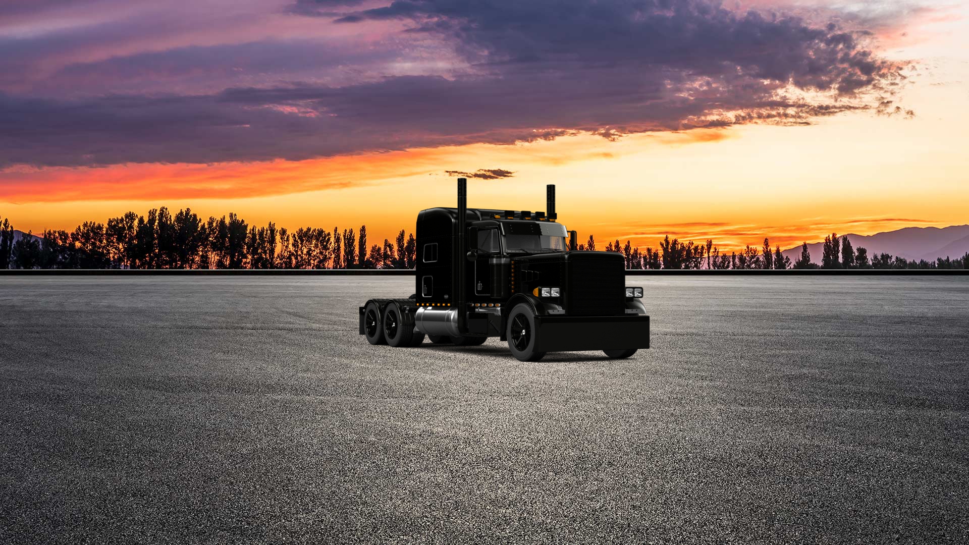 Peterbilt 359 Truck 1987