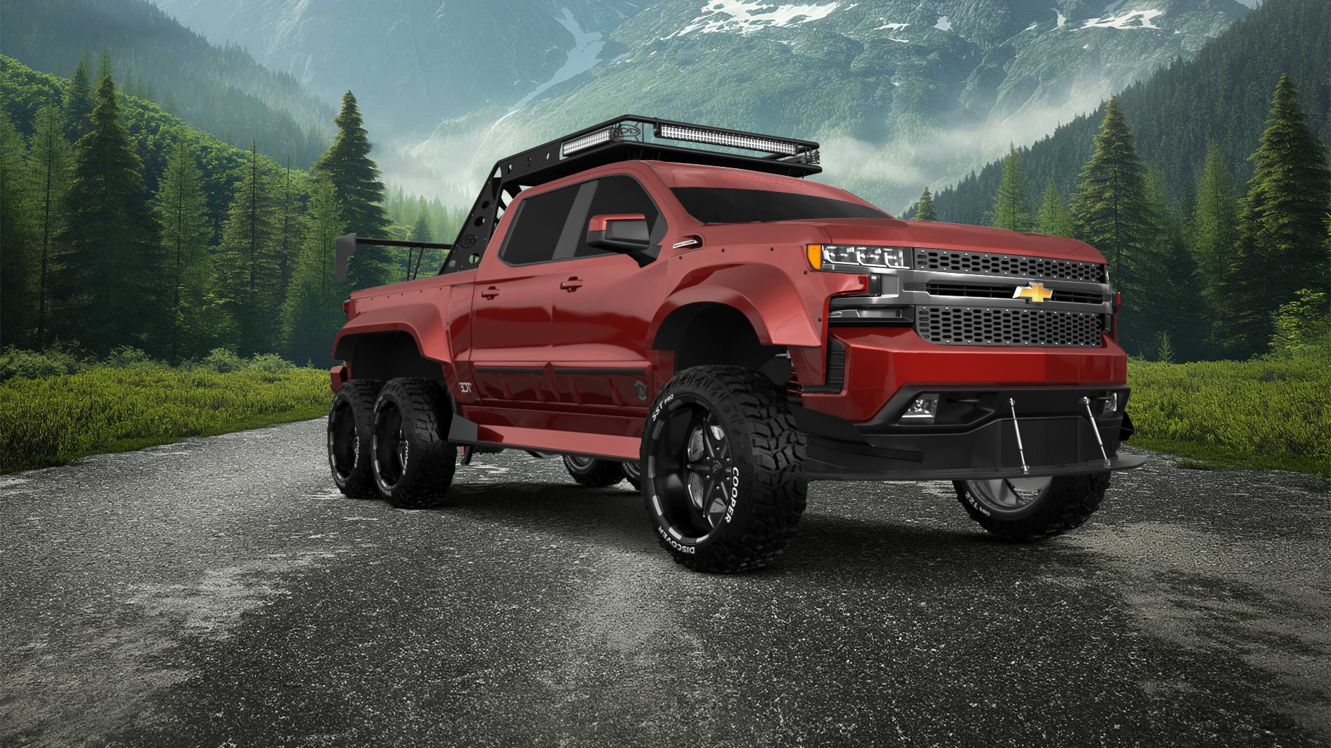 Chevrolet Silverado Hennessey Goliath 6X6 Truck 2020 tuning