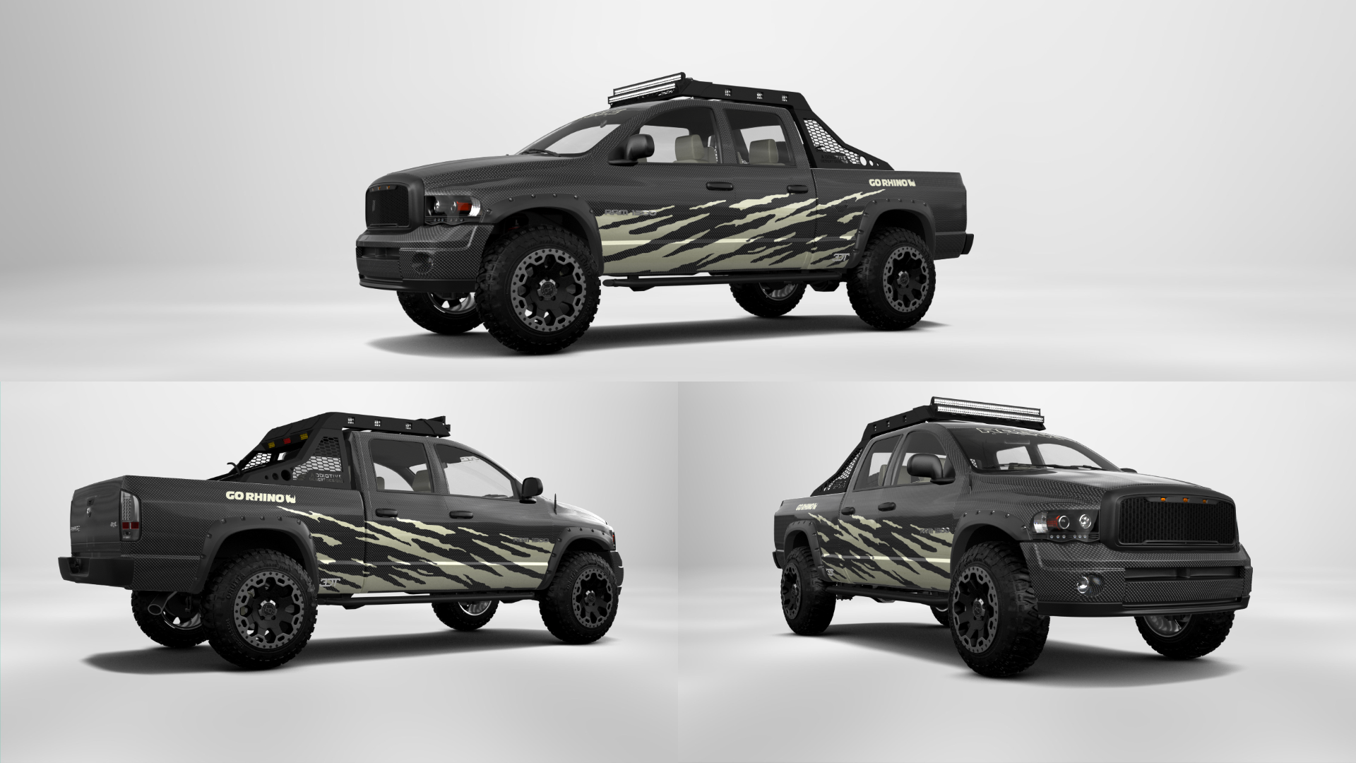 Dodge Ram 1500 6.4 ft box 4 Door pickup truck 2002 tuning