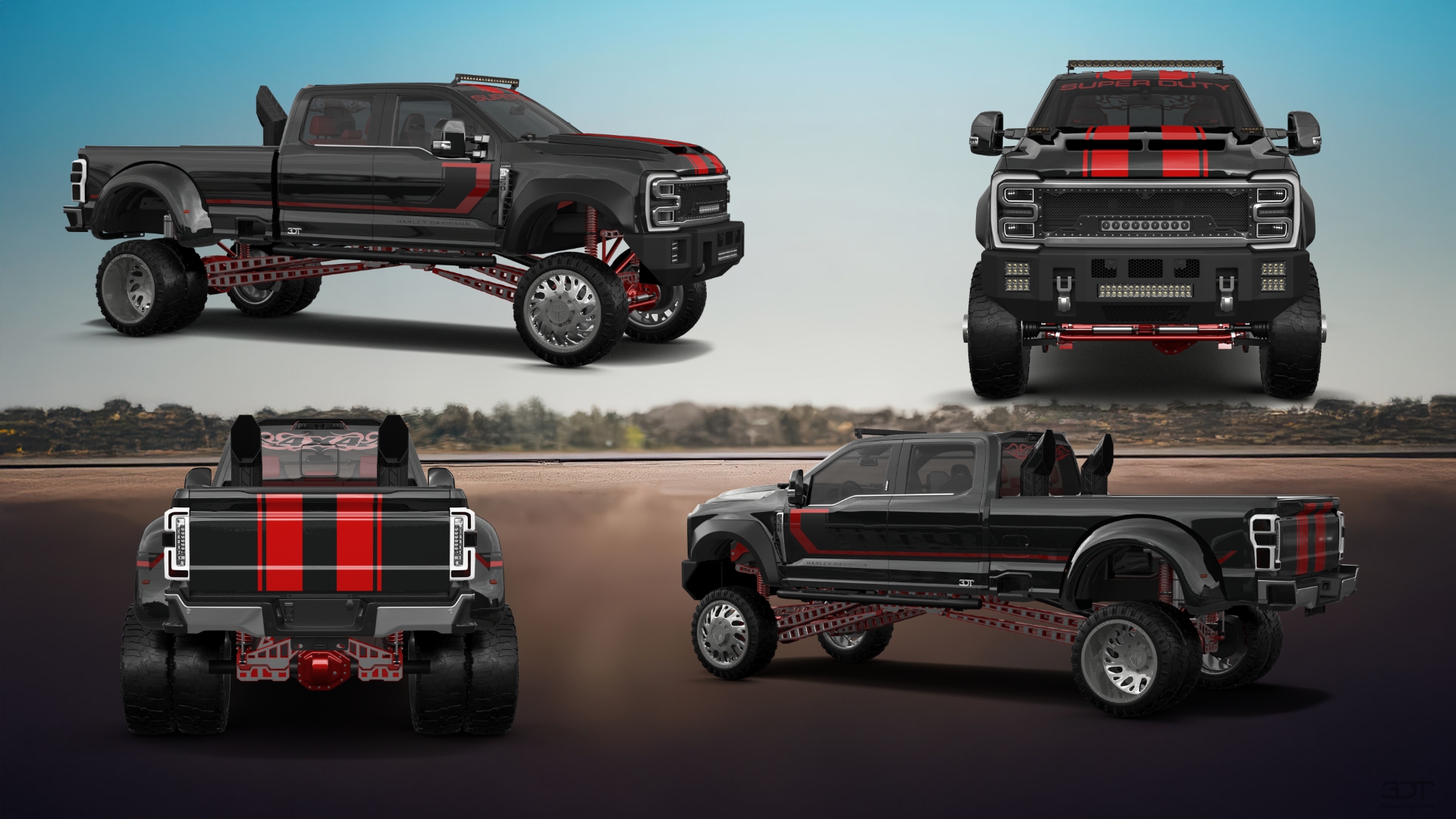 Ford F-350 DRW Crew Cab 4 Door pickup truck 2023 tuning