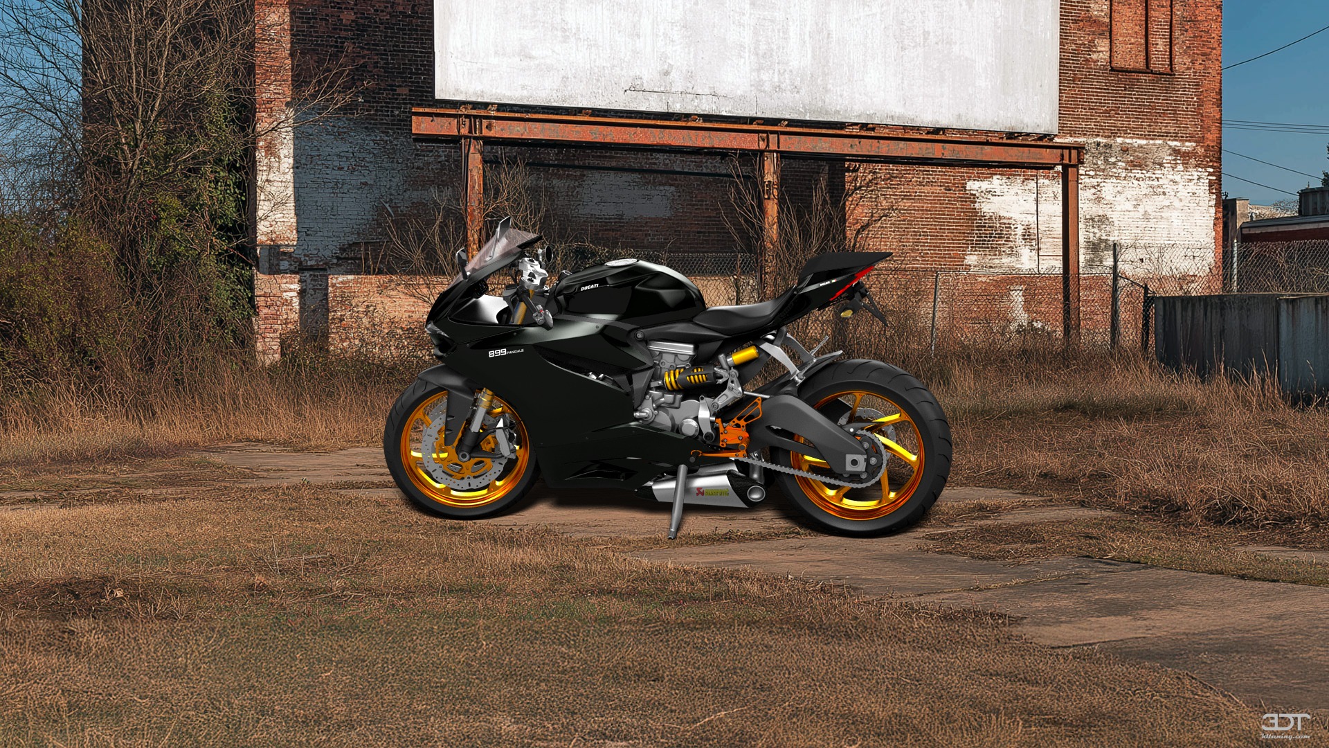 Ducati 899 Panigale Sport Bike 2015 tuning