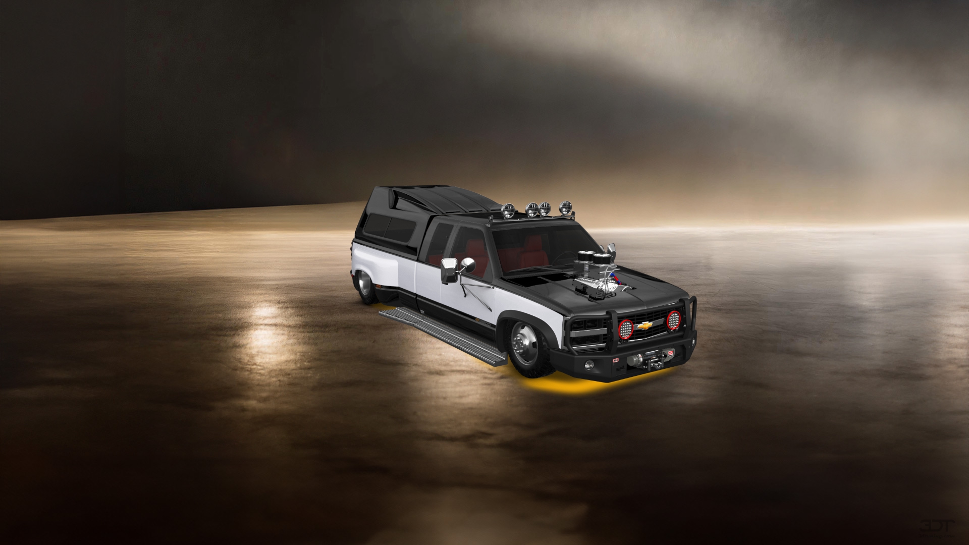 Chevrolet K3500 Extended Cab Pickup Truck 1988