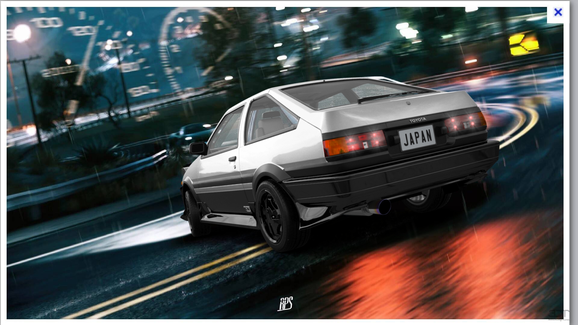 Toyota AE86 3 Door Hatchback 1985 tuning