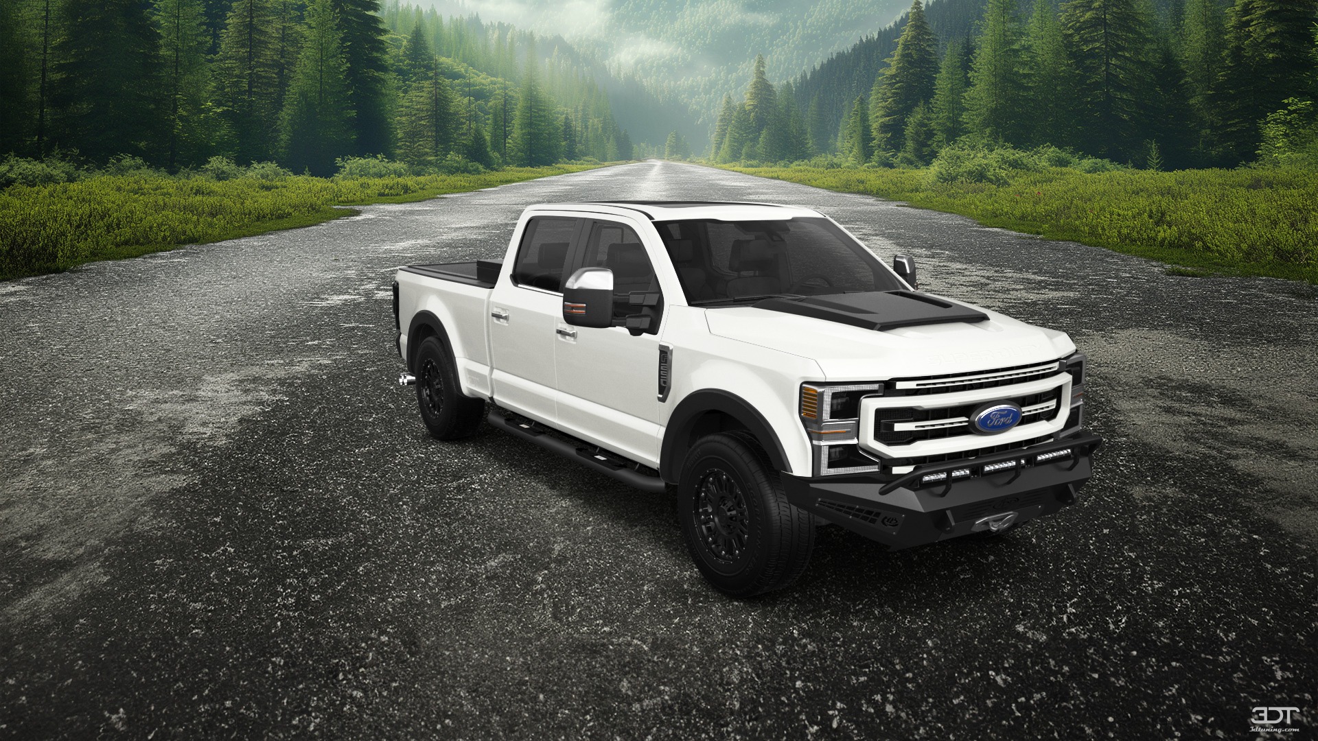 Ford F-250 4 Door pickup truck 2021 tuning