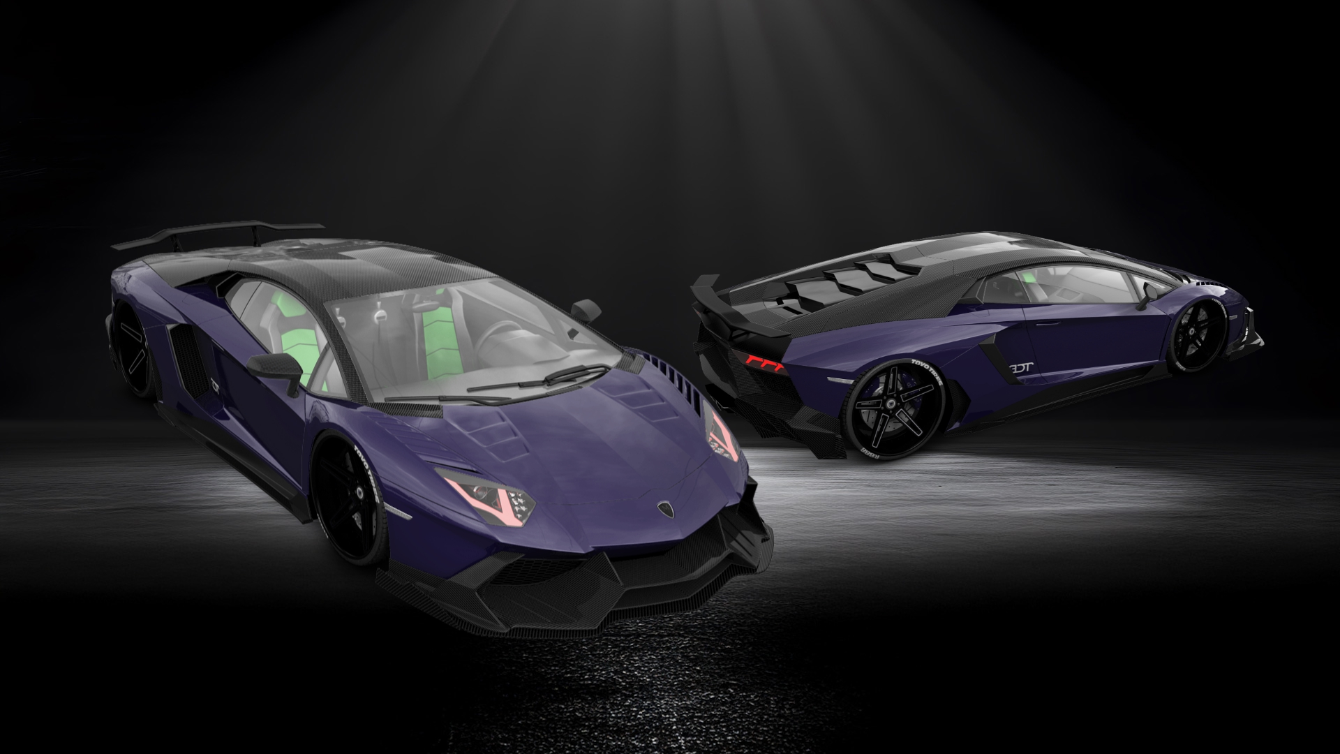 Lamborghini Aventador 2 Door Coupe 2012 tuning