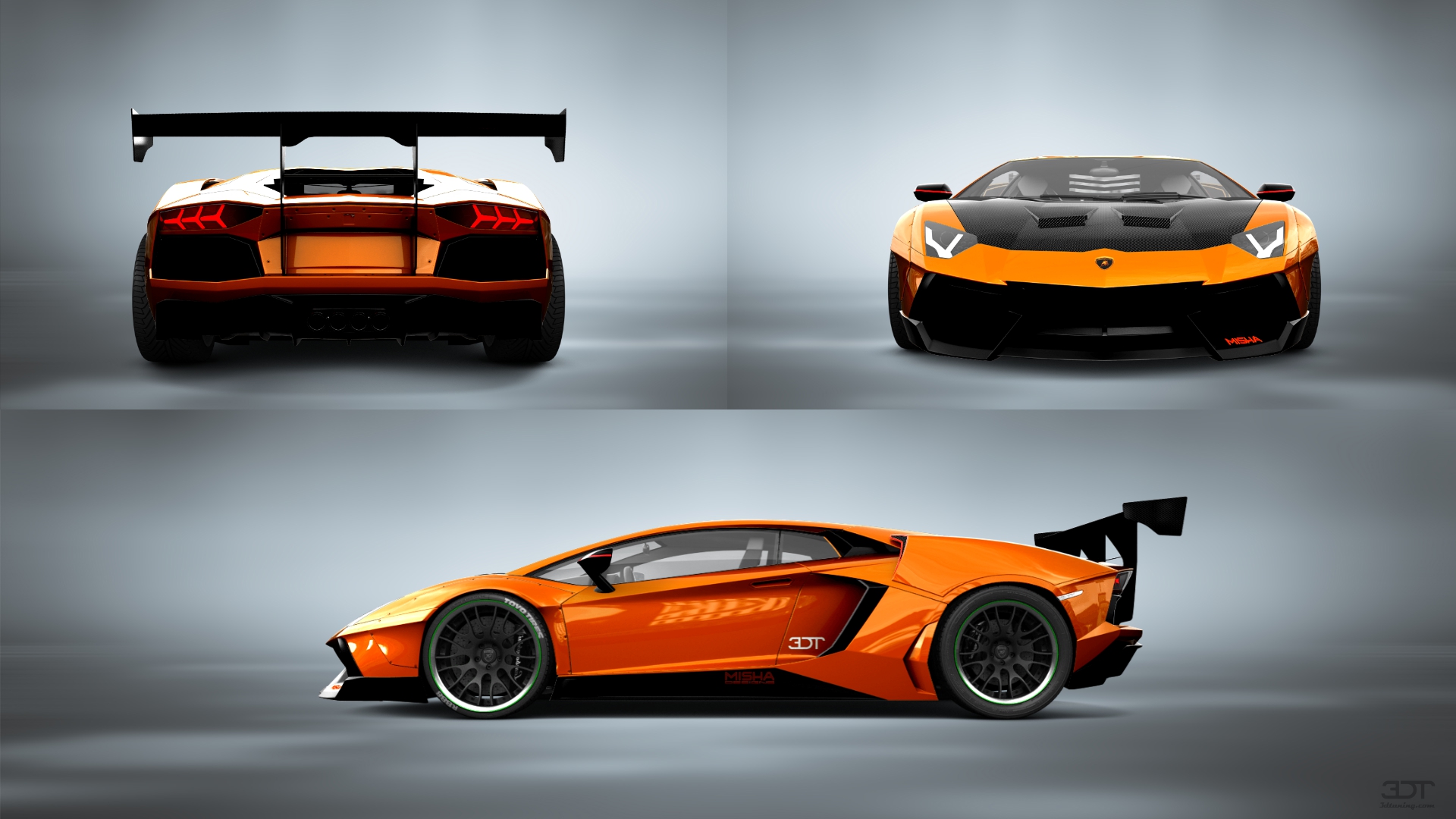 Lamborghini Aventador 2 Door Coupe 2012 tuning