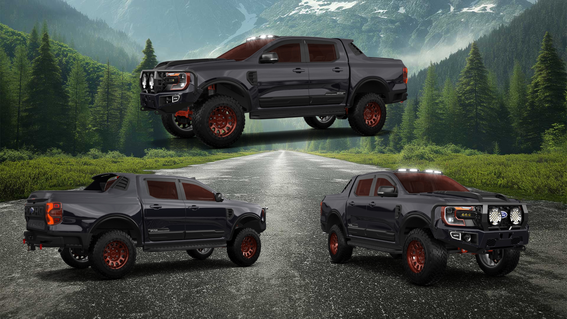 Ford Ranger 4 Door pickup truck 2022