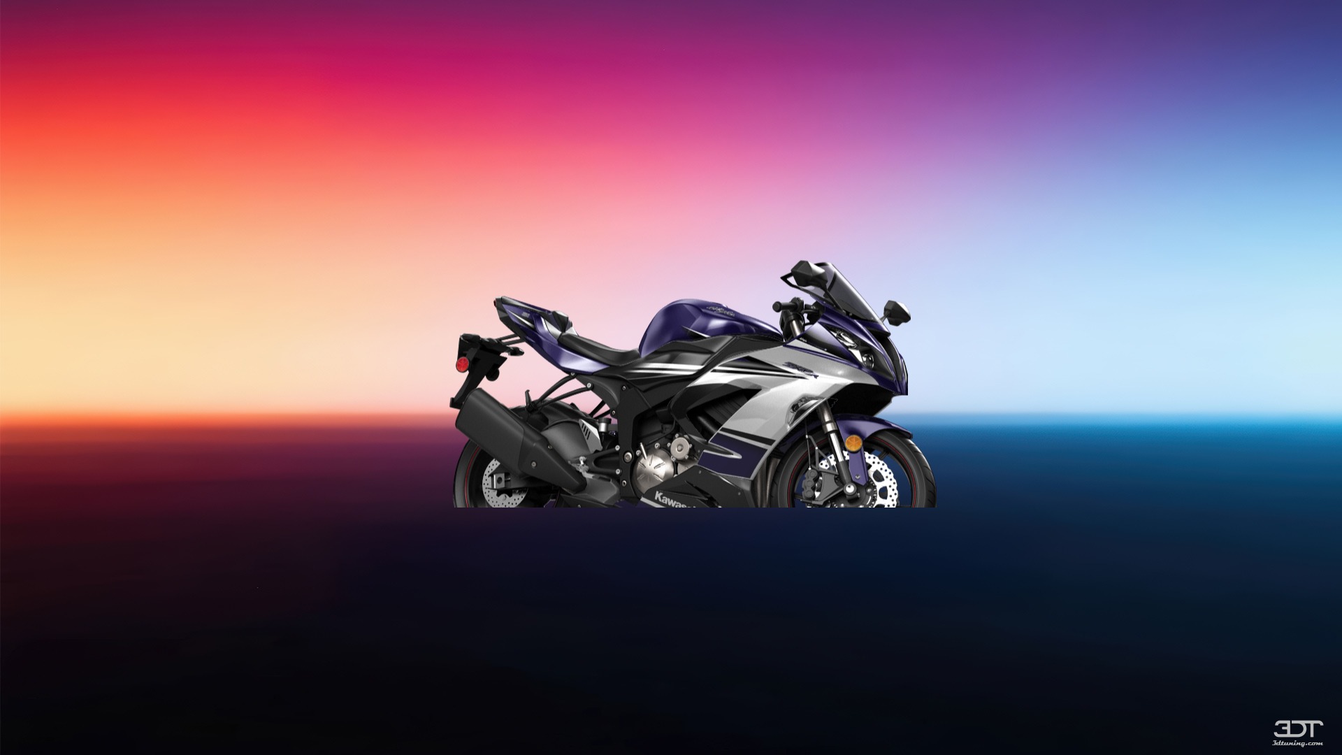 Tuning Kawasaki Ninja ZX 6R Sport Bike 2015