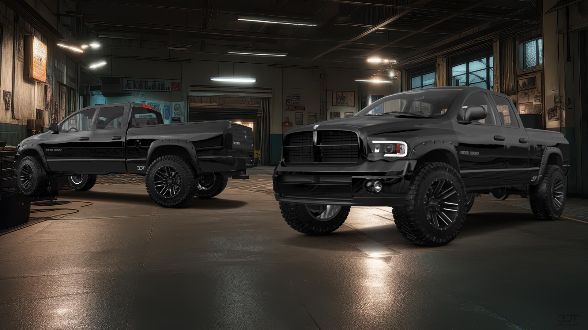 Dodge Ram 1500 6.4 ft box 4 Door pickup truck 2002 tuning