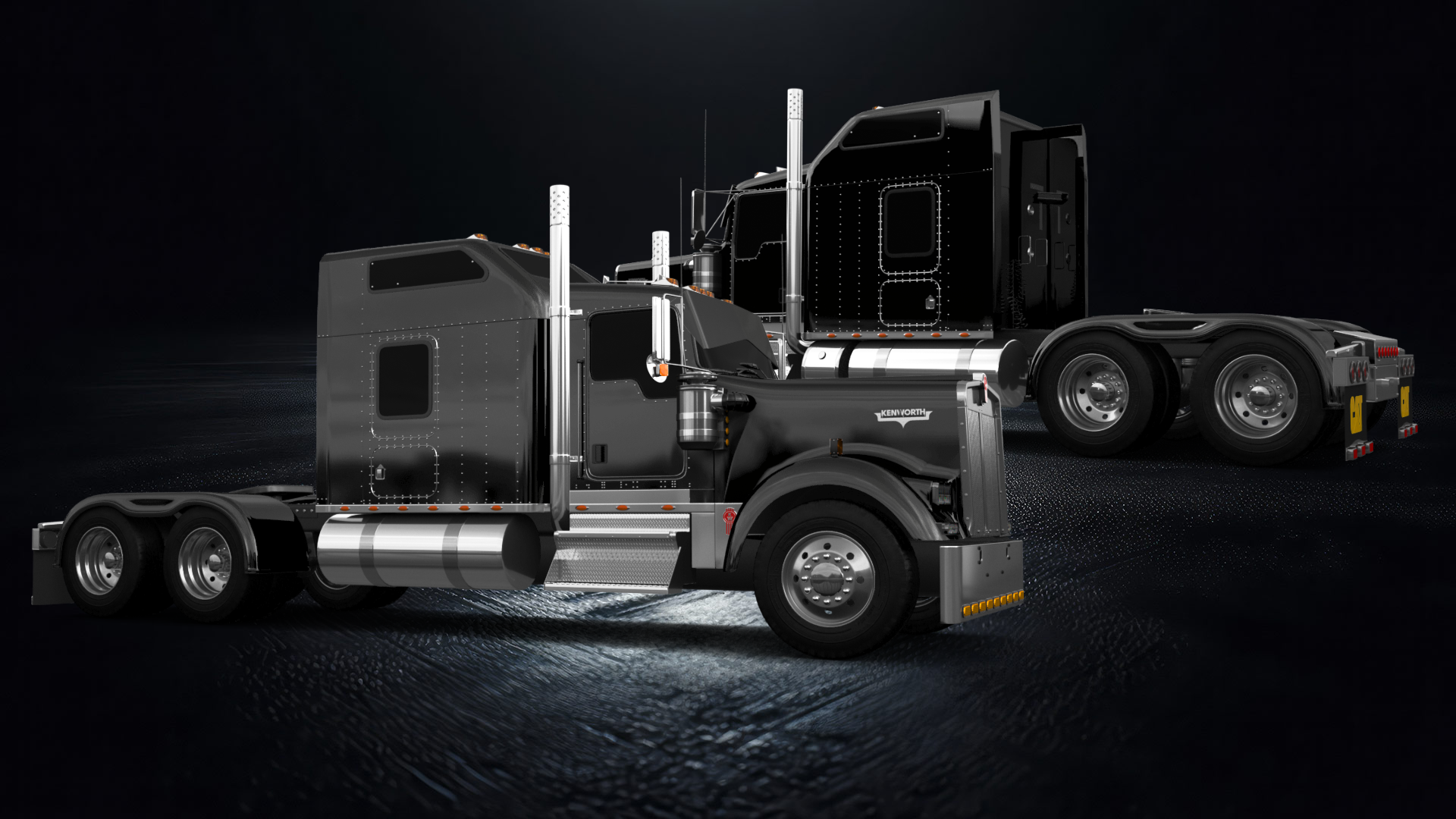Kenworth W900 Sleeper Cab Truck 2015 tuning