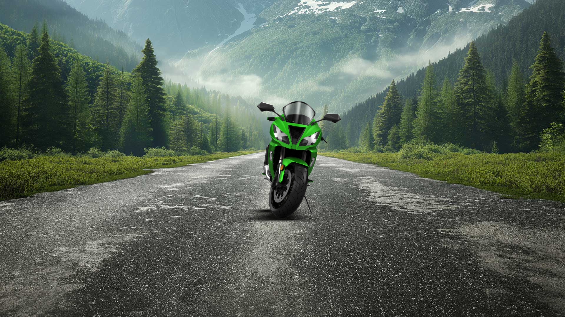 Kawasaki Ninja ZX 6R Sport Bike 2015 tuning