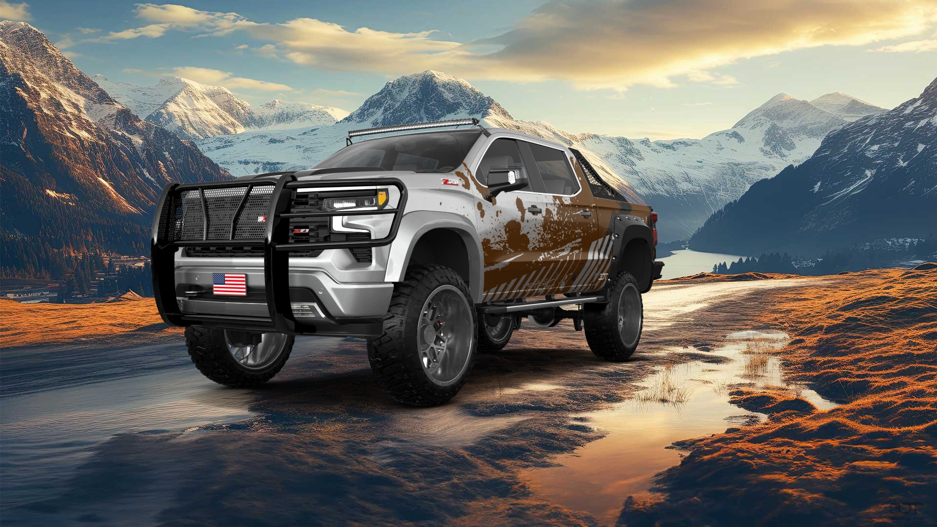 Chevrolet Silverado 1500 Crew Cab 5.8 ft box 4 Door pickup truck 2023 tuning