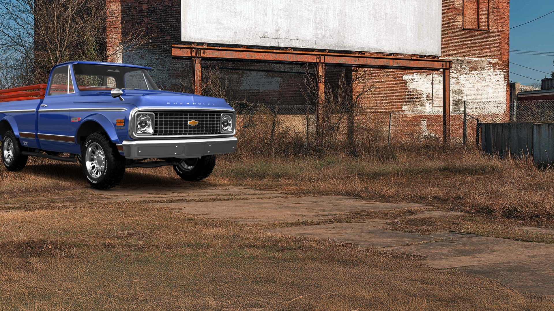 Chevrolet C-10 Cheyenne 2 Door pickup truck 1972 tuning