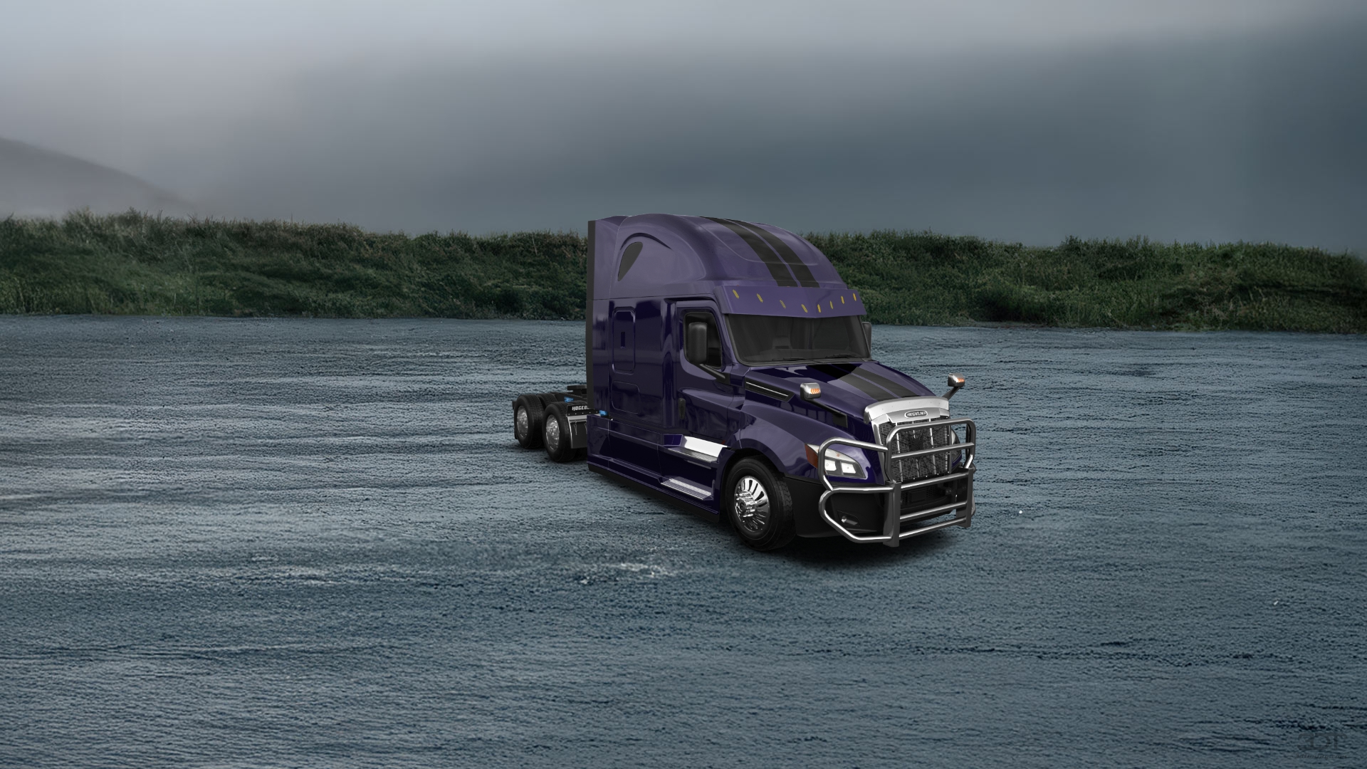 Freightliner Cascadia Sleeper Cab Truck 2018 tuning