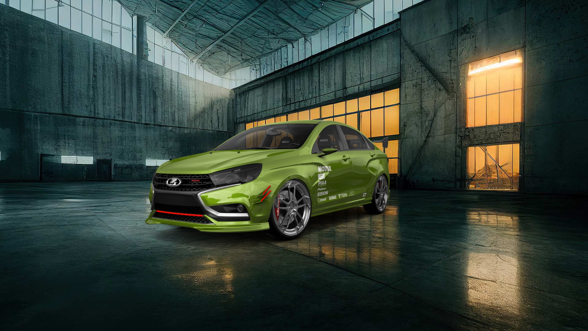Lada Vesta 4 Door Saloon 2016 tuning
