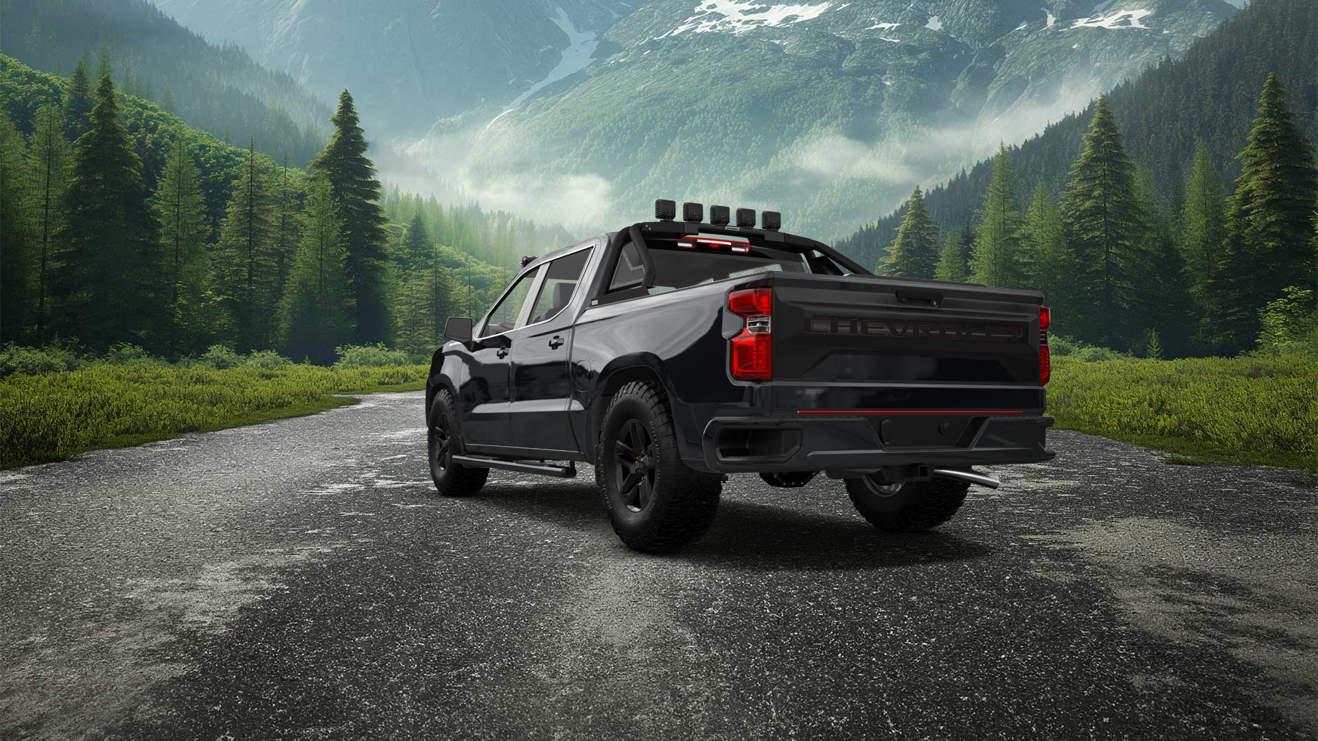 Chevrolet Silverado 1500 4 Door pickup truck 2019 tuning