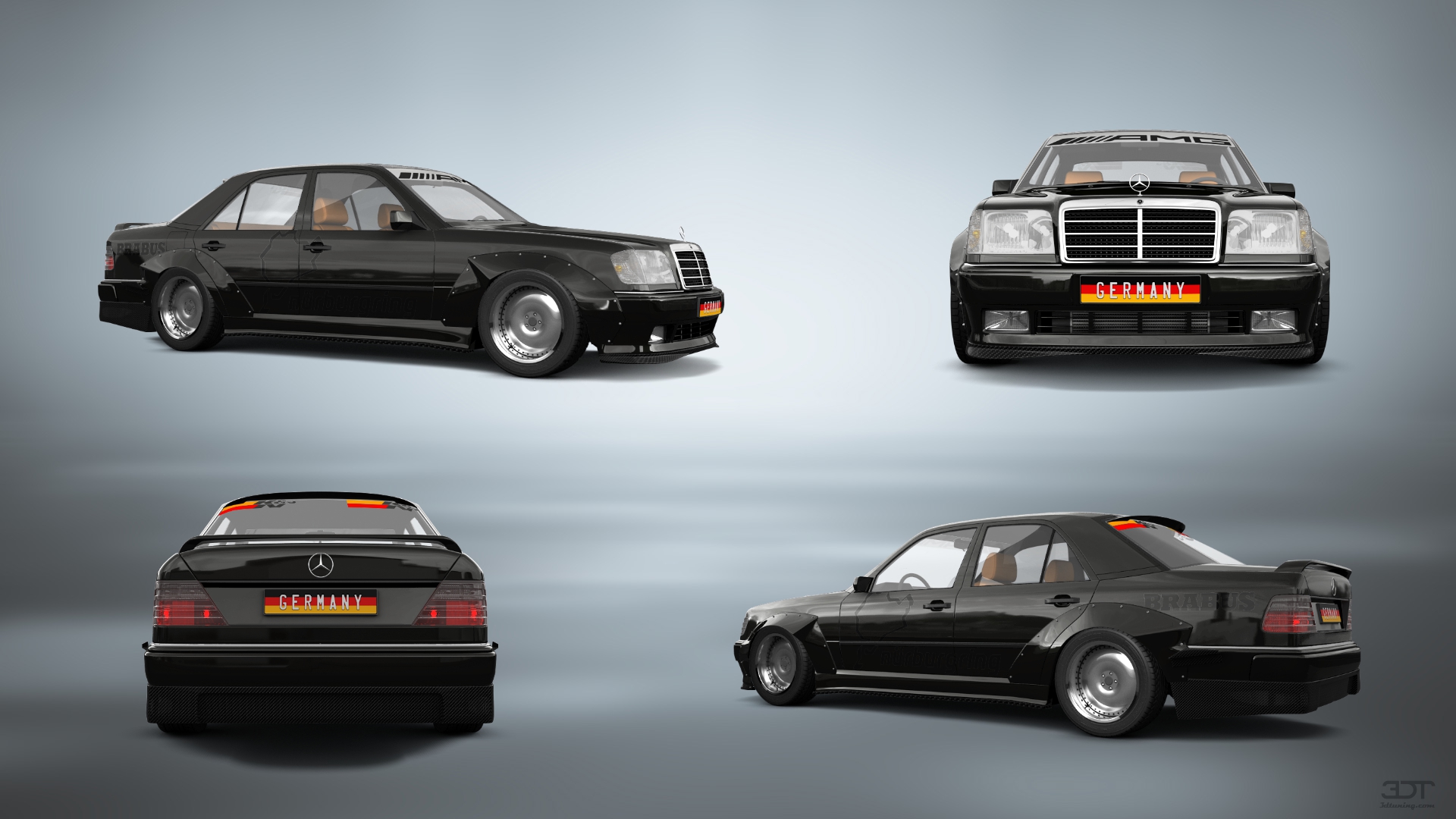 Mercedes E-Class Sedan 1984 tuning