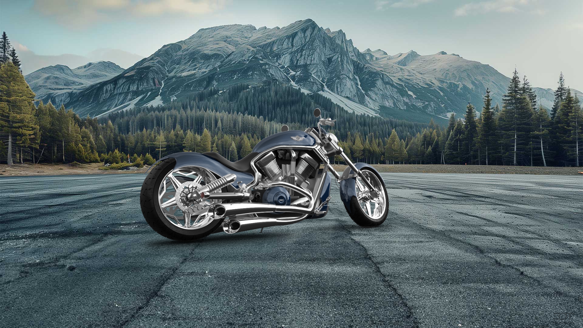 Harley-Davidson Custom Chopper Cruiser 2011