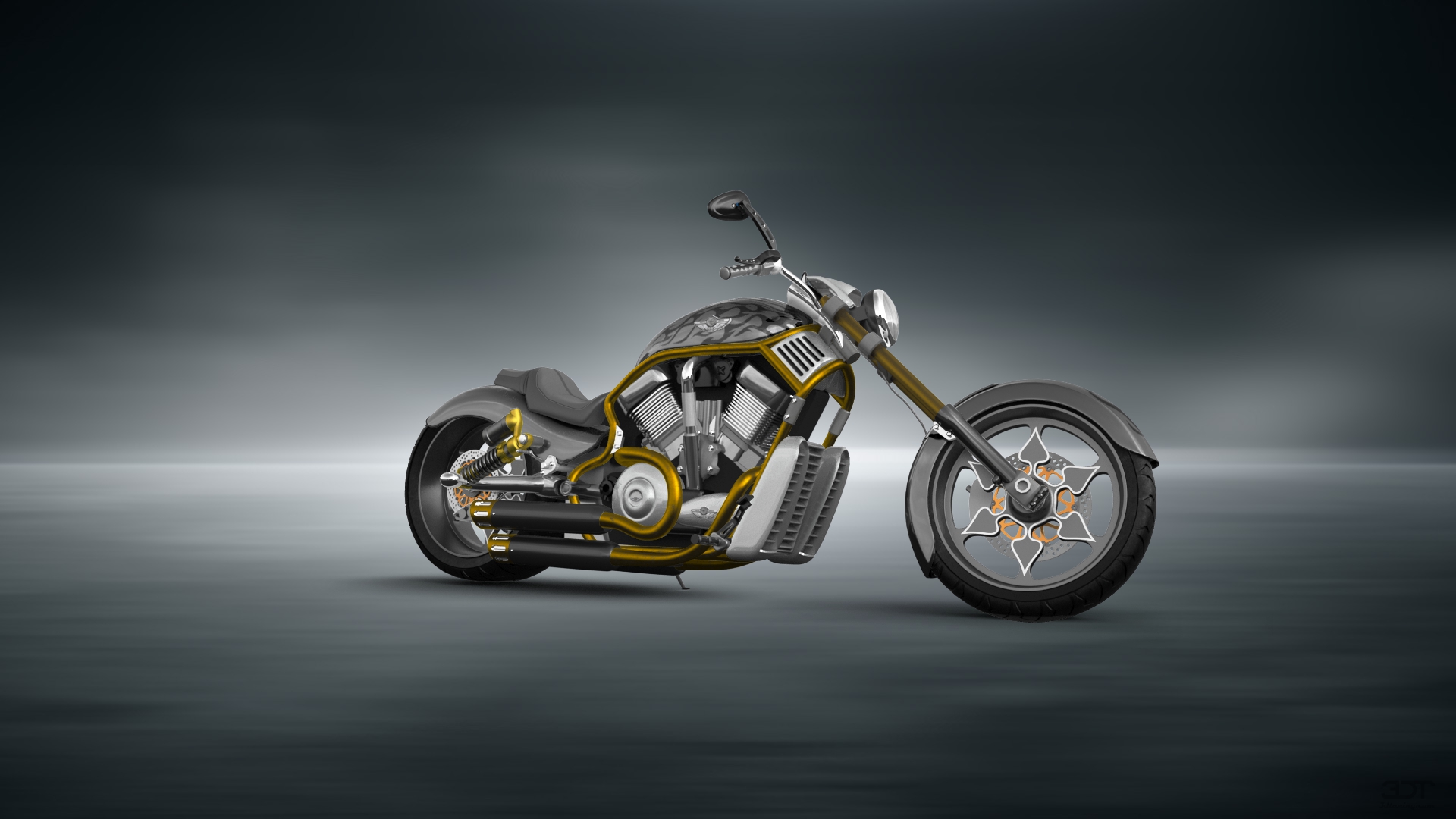 Harley-Davidson Custom Chopper Cruiser 2011 tuning