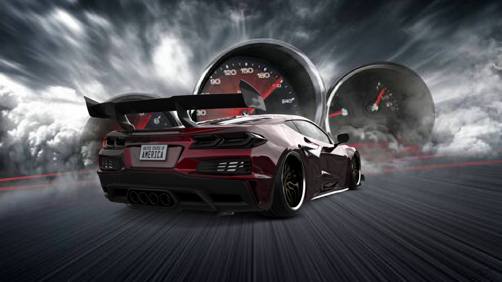 Chevrolet Corvette 2 door targa top 2020 Images