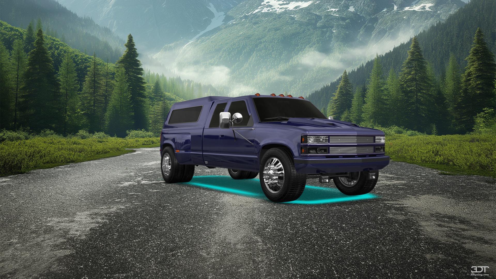 Chevrolet K3500 Extended Cab Pickup Truck 1988