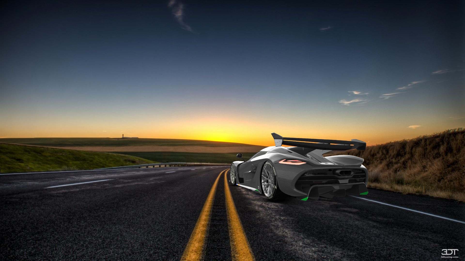 Koenigsegg Jesko 2 door targa top 2020 tuning