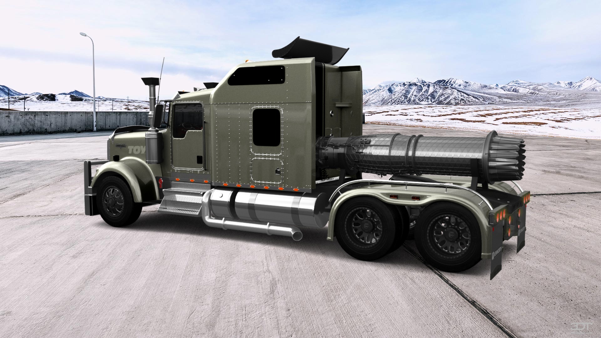 Kenworth W900 Sleeper Cab Truck 2015