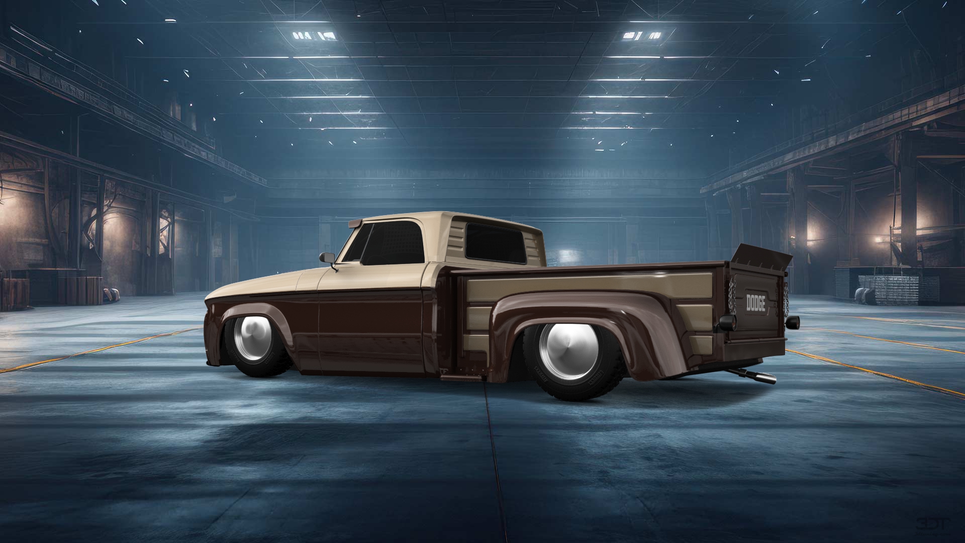 Dodge D-100 Stepside 2 Door pickup truck 1961 tuning