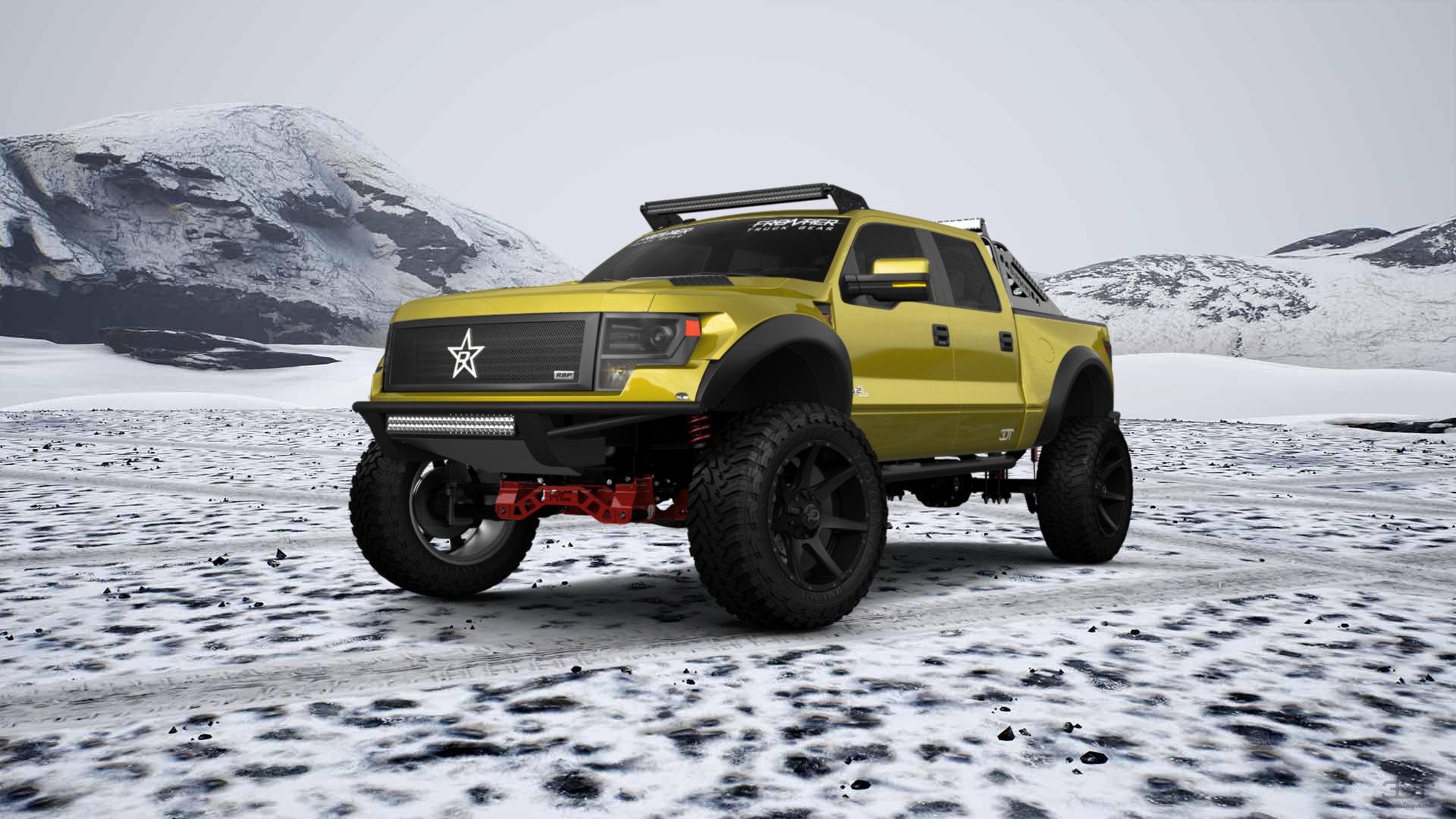 Ford F-150 SVT Raptor 4 Door pickup truck 2013 tuning