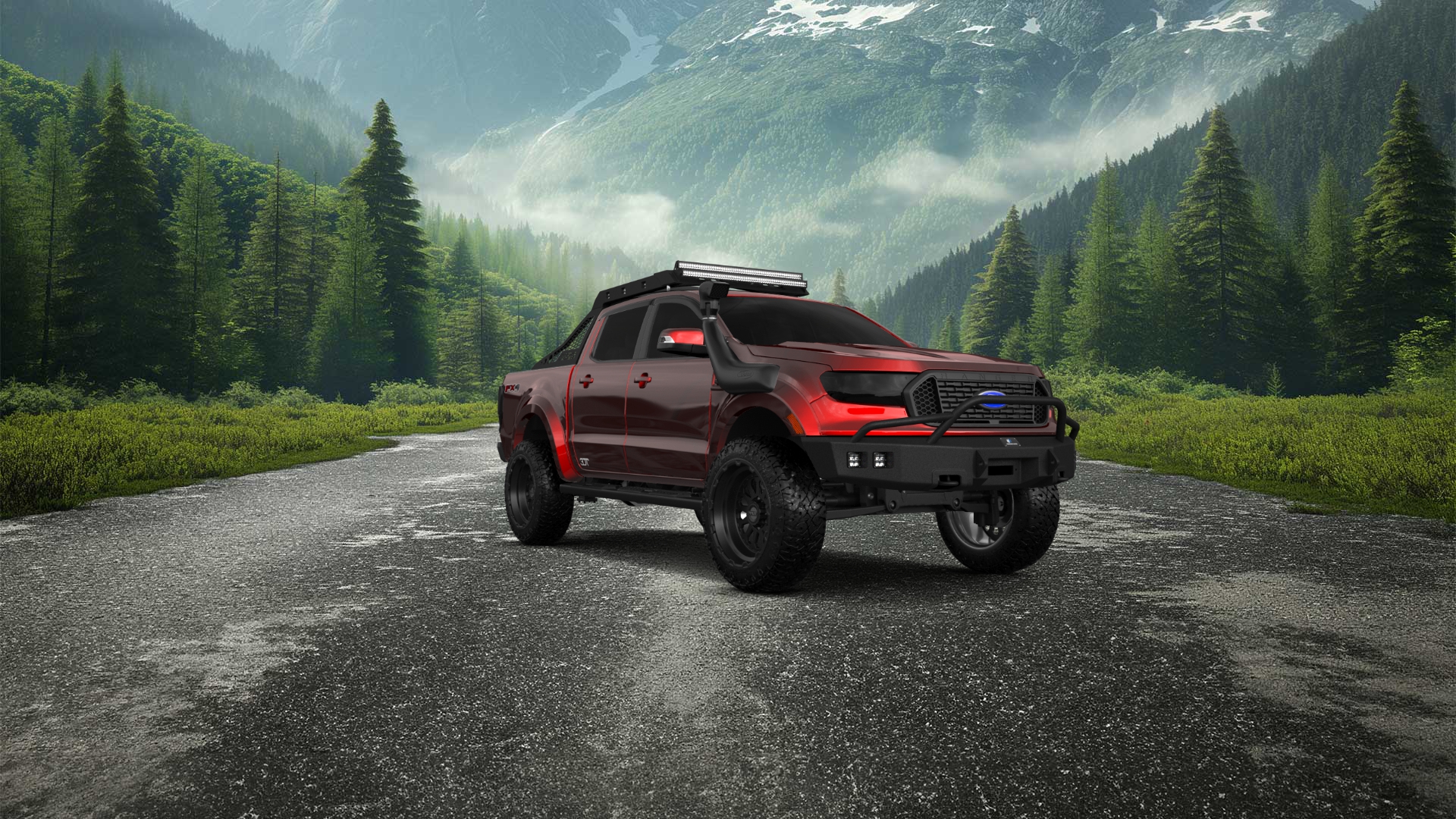Ford Ranger 4 Door pickup truck 2019