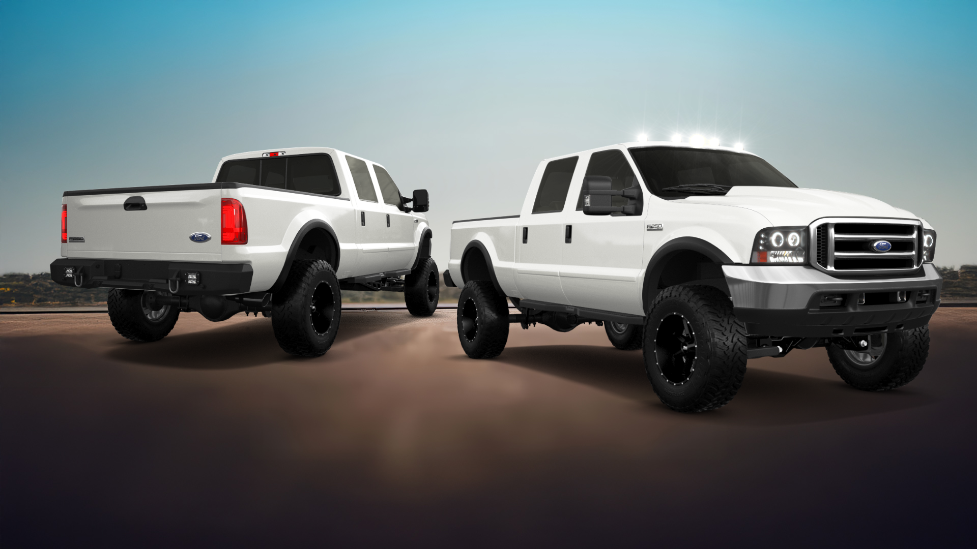 Ford F-250 Crew Cab 4 Door pickup truck 1999 tuning