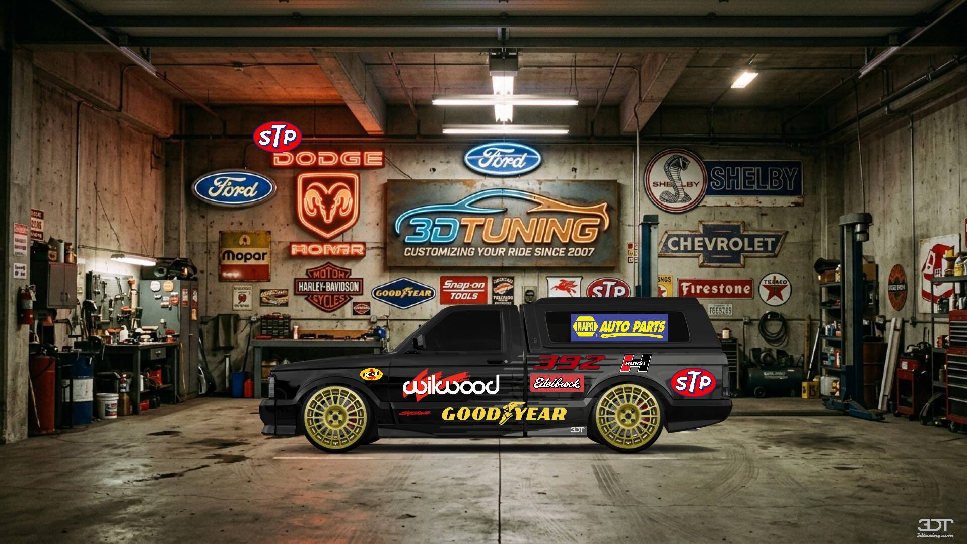 Tuning GMC Syclone 2 Door pickup truck 1991