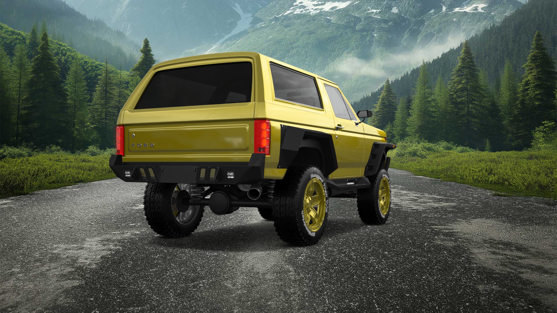 Ford Bronco 3 Door SUV 1980 tuning