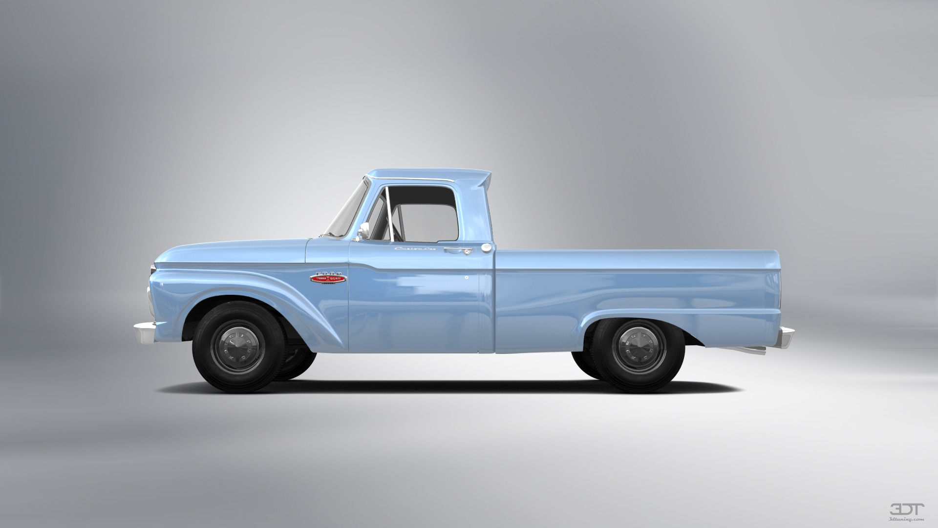 Ford F-100 Custom Cab 2 Door pickup truck 1966 tuning
