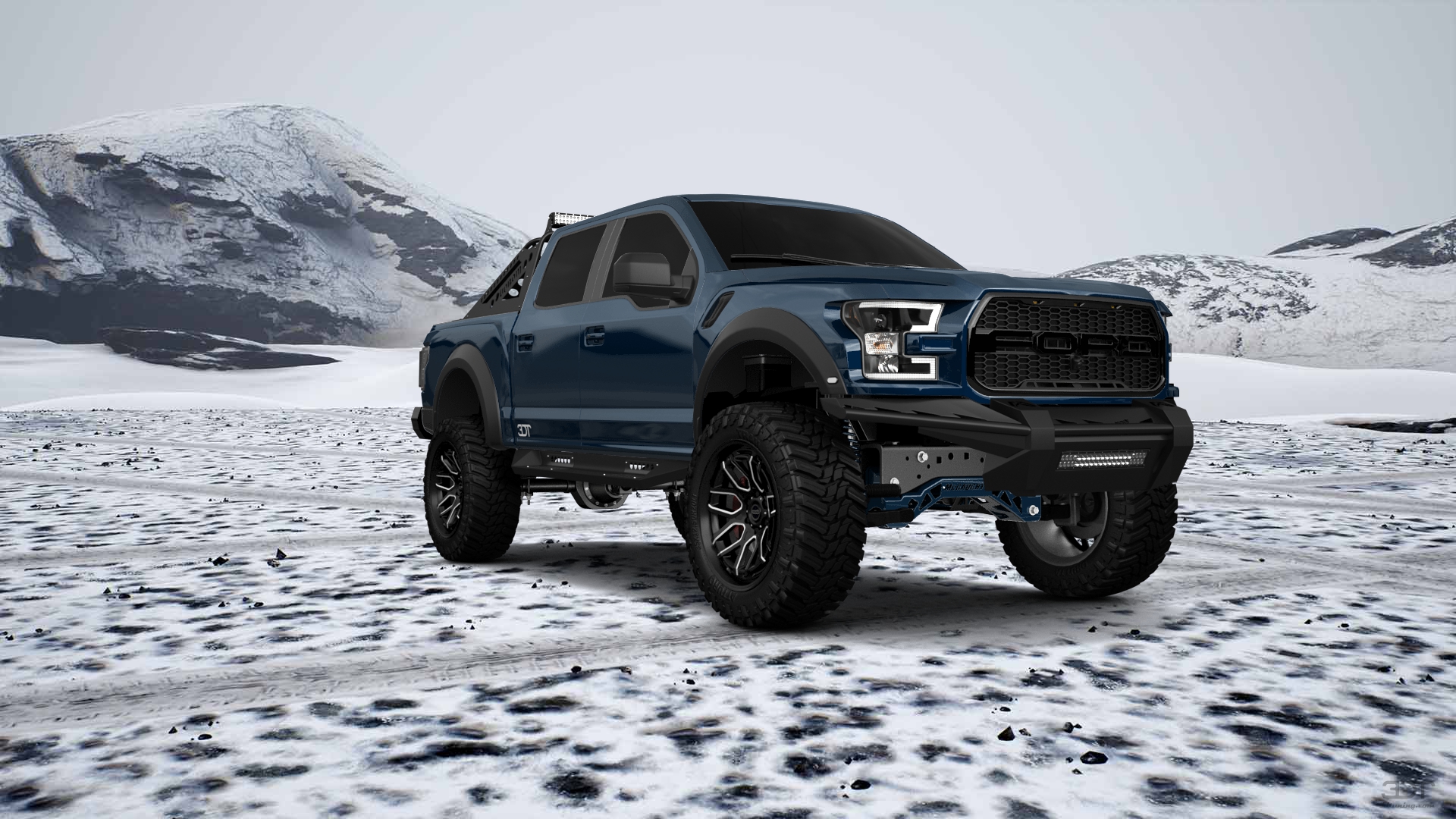 Ford F-150 Raptor 4 Door pickup truck 2017 tuning