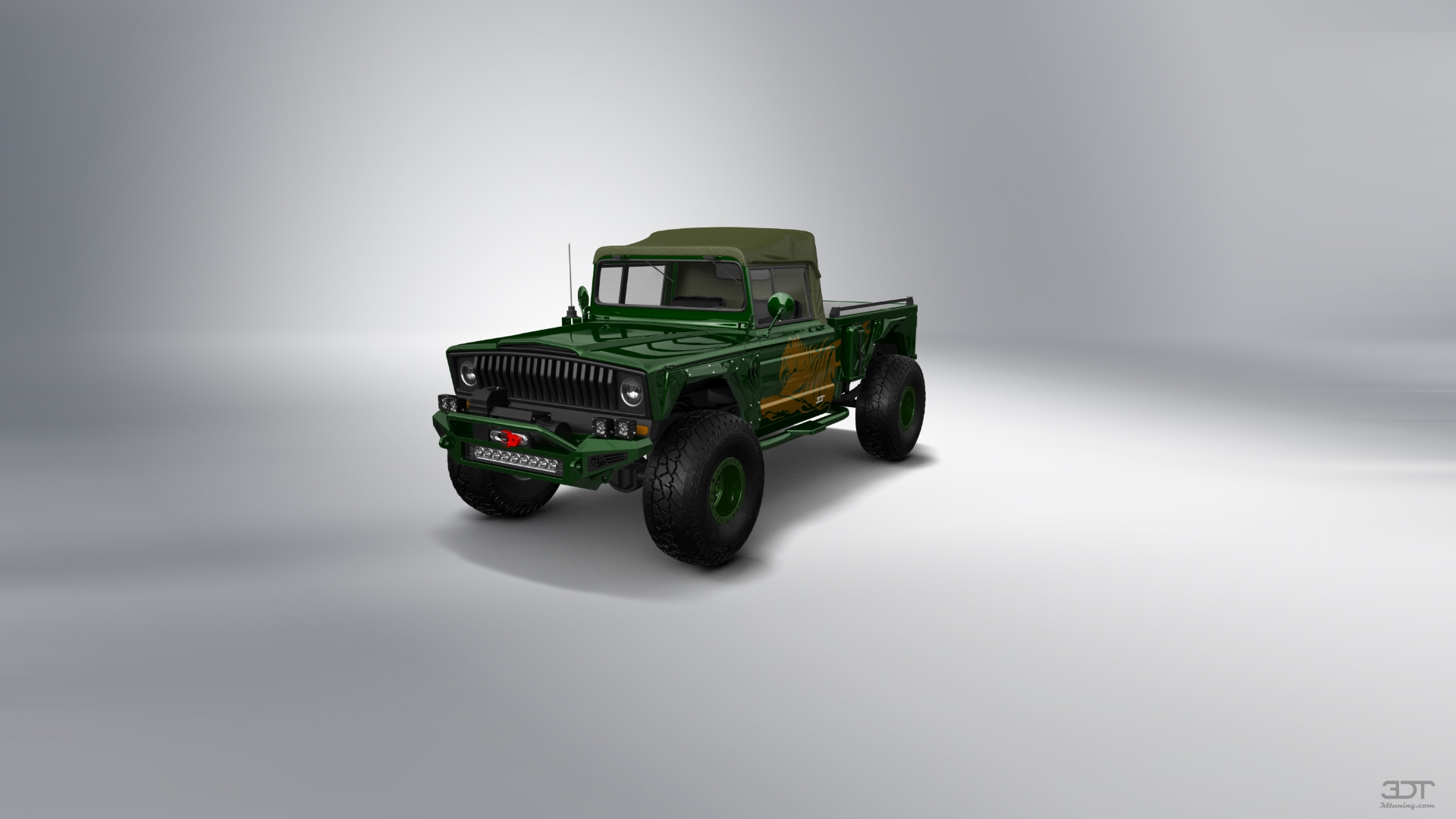 Jeep Kaiser M715 2 Door pickup truck 1968 tuning