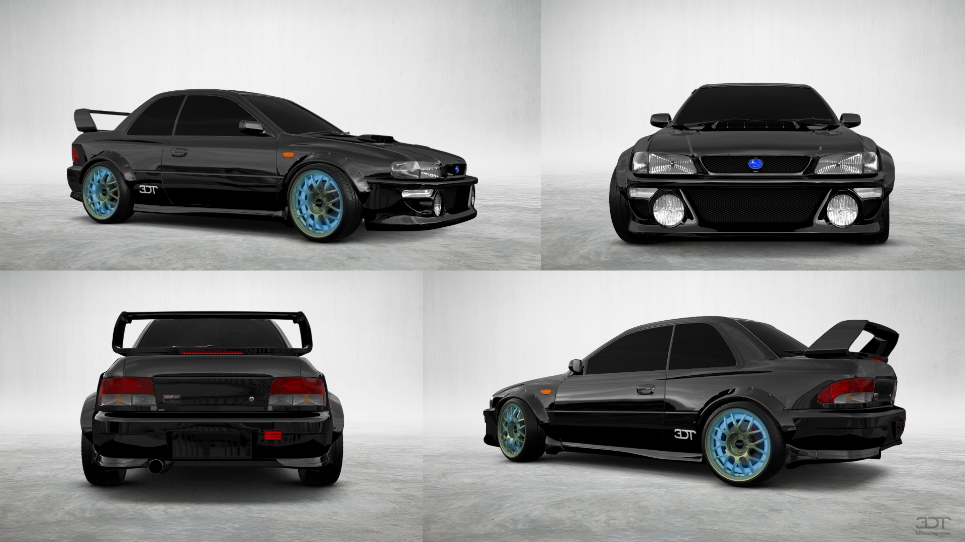 Subaru Impreza WRX STI 22B 2 Door Coupe 2000 tuning