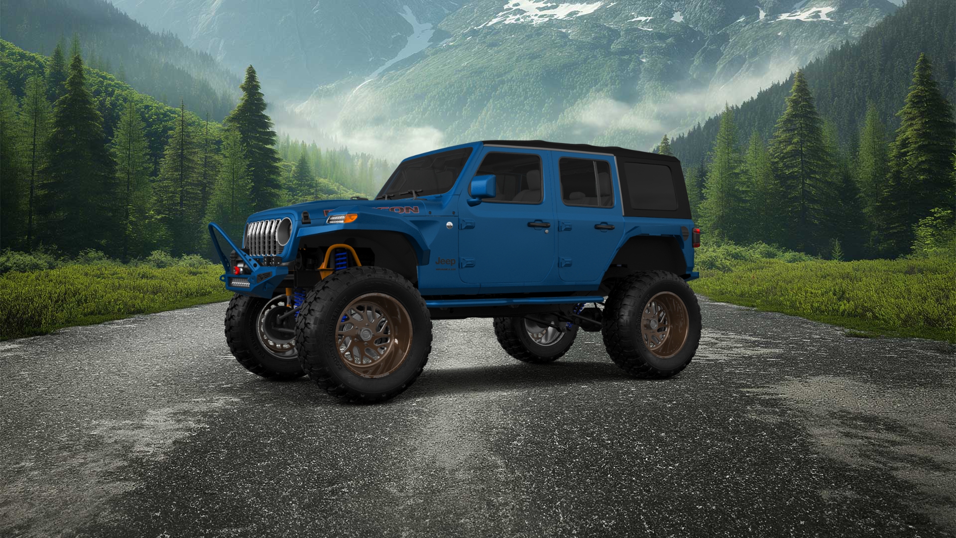 Jeep Wrangler JL 4 Door SUV 2024 tuning