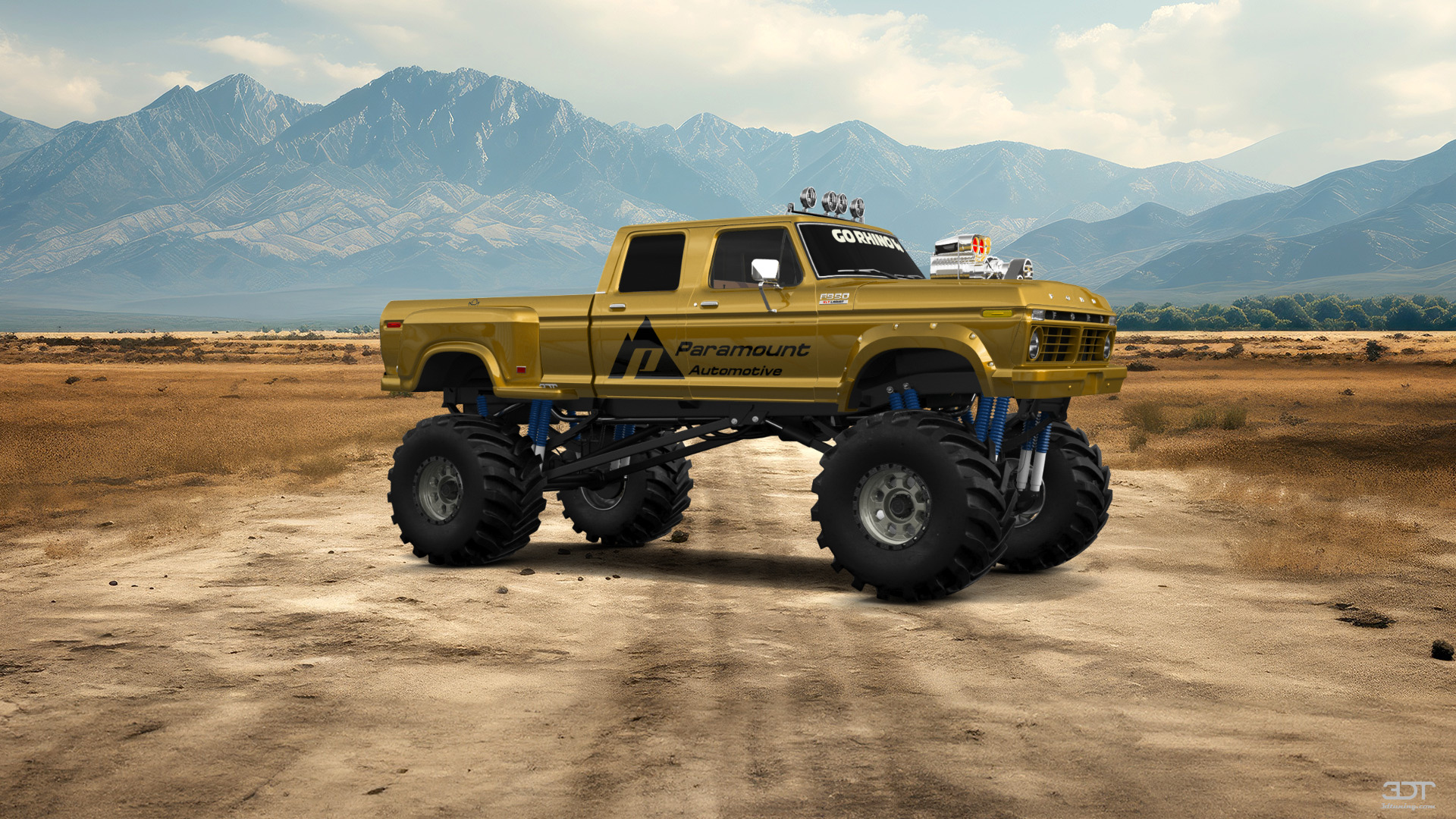 Ford F-350 Dually 4 Door pickup truck 1973