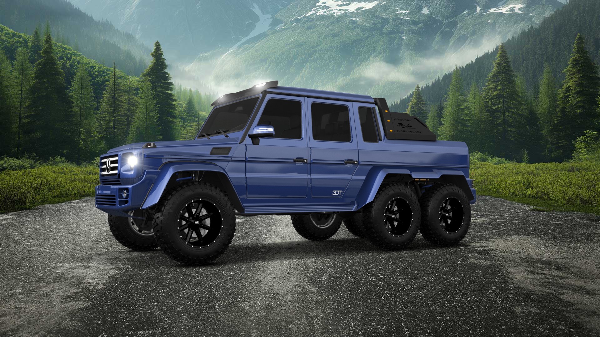 Mercedes G 63 AMG 6x6 4 Door pickup truck 2013