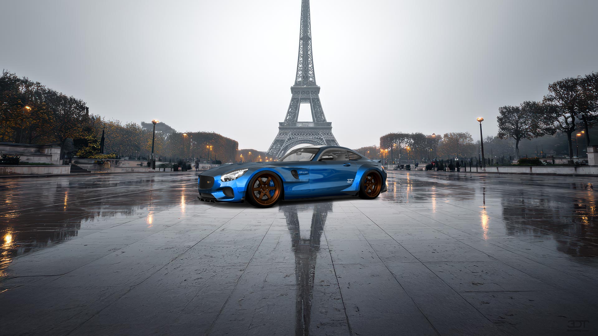 Mercedes AMG GT 2 door fastback coupe 2015 tuning