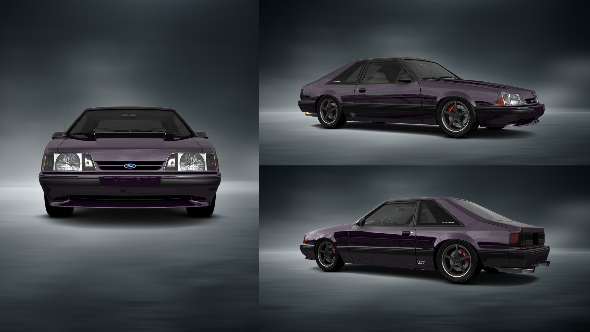 Ford Mustang 3 Door Hatchback 1988 tuning