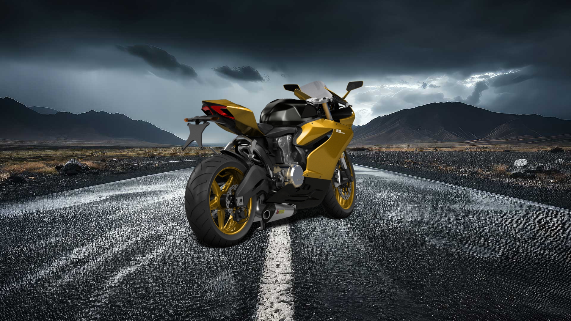 Ducati 899 Panigale Sport Bike 2015 tuning